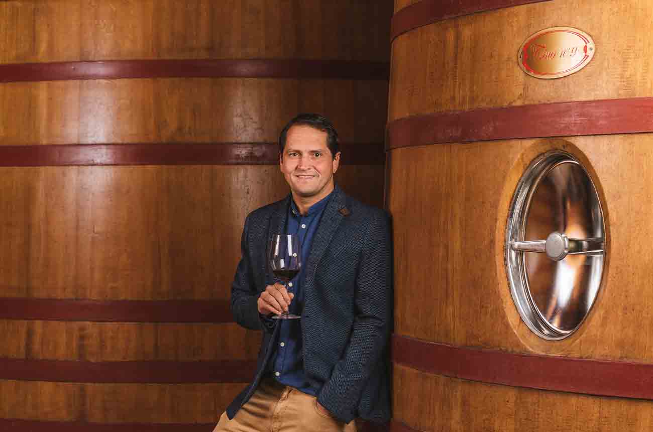 Carlos Ferreiro, Winemaker at Bodegas Altanza in Rioja, Spain