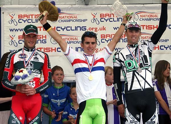 On top of the podium in Britain in 2005