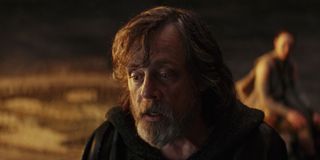 Luke talking to Rey in The Last Jedi