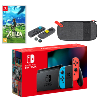 Nintendo Switch | Zelda: Breath of the Wild | carry case and analog caps | £339.99 at Nintendo