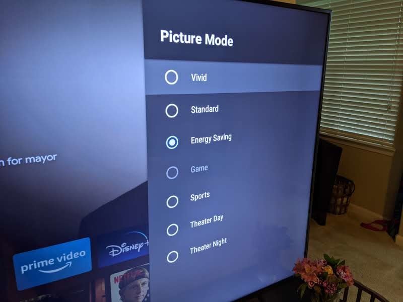 Hisense H65G Series TV Picture Settings