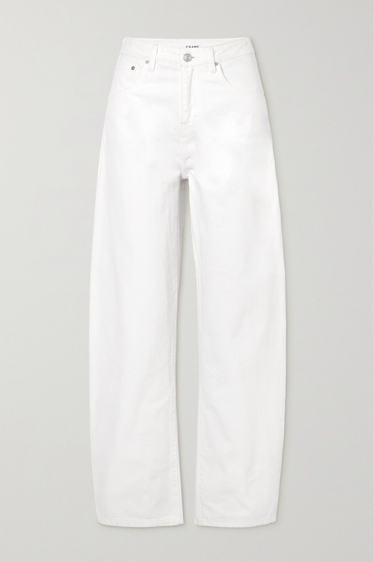 Long Barrel High-Rise Wide-Leg Jeans