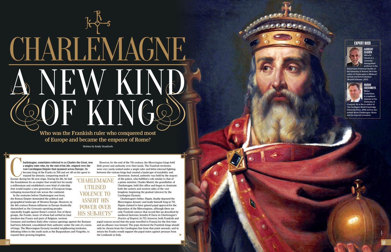 Charlemagne spread, All About History 125