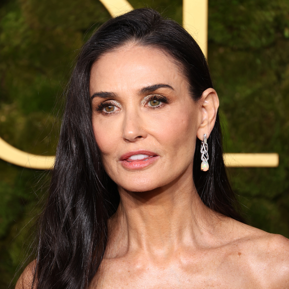 Demi Moore attending the 2025 Golden Globes.