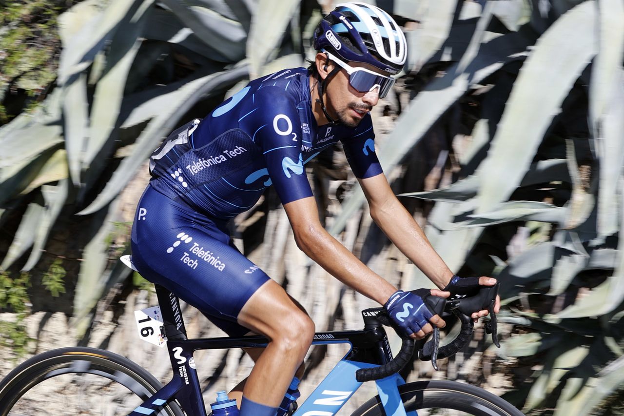 Vuelta a Andalucia - Ruta Del Sol 2022 - 68th Edition - 3rd stage Lucena - Otura 152,6 km - 18/02/2022 - Ivan Ramiro Sosa (COL - Movistar Team) - photo Luis Angel Gomez/SprintCyclingAgency&Acirc;&copy;2022