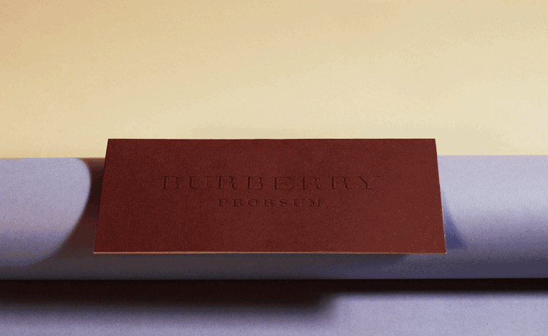 Burberry Prorsum Fashion week A/W 2014 gif invitations