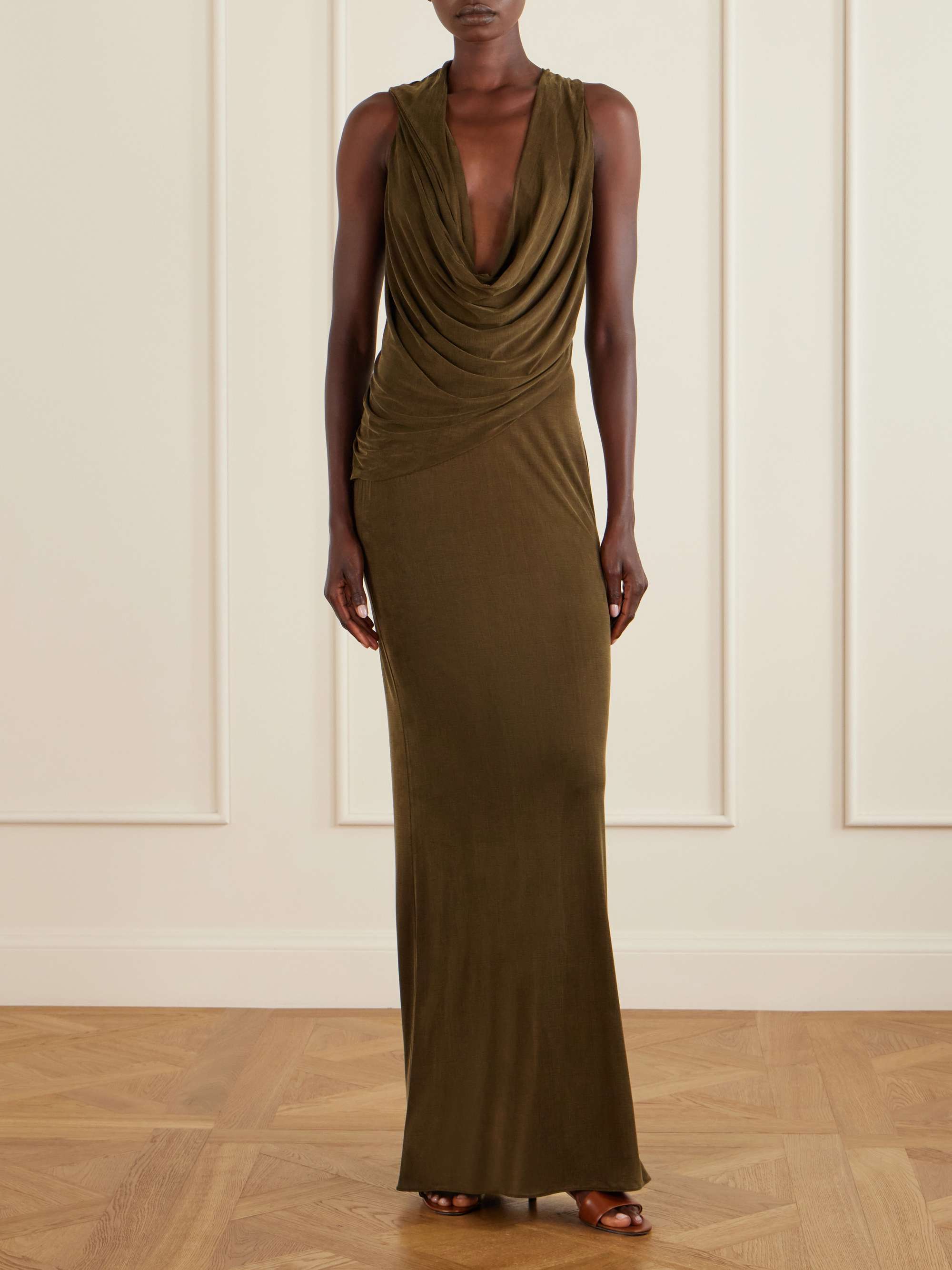 Draped Jersey Gown