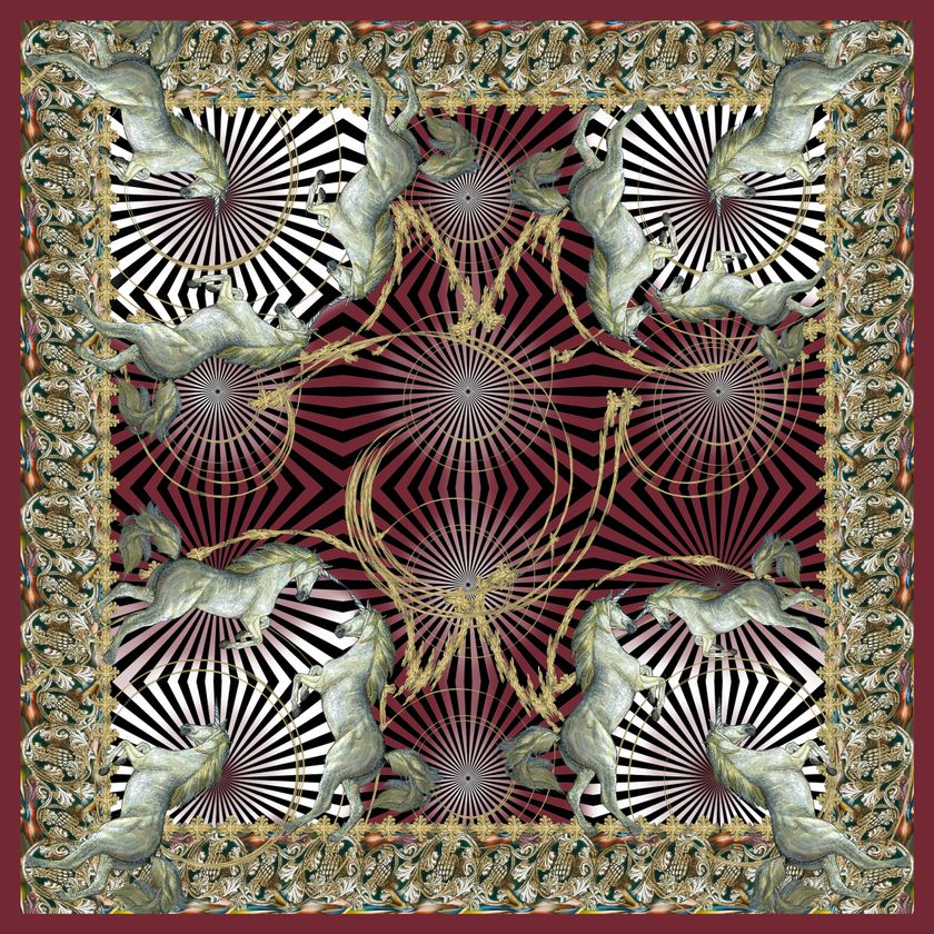 Silk scarf by Ginny Litscher