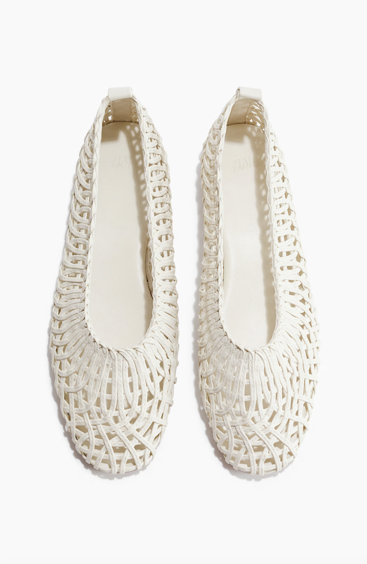 H&amp;amp;M, Braided-Look Ballet Flats