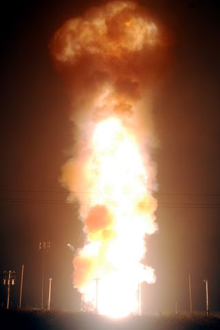 Air Force Launches Ballistic Missile In Suborbital Test
