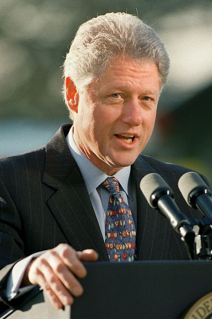 Bill Clinton's affair with Monica Lewinsky made public, 1998