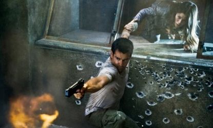 Colin Farrell in "Total Recall"