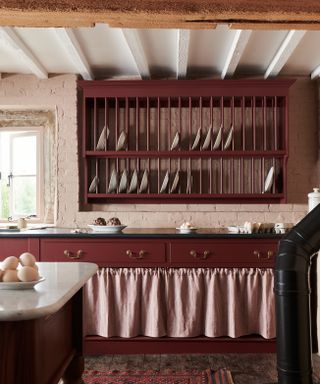 Victorian kitchen in Lanhydrock House, Cornwall, designed by deVOL