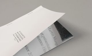 Menswear collections A/W 2012: show invitations