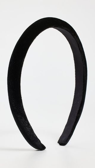 Jennifer Behr Tiana Headband in Velvet