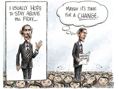 Obama cartoon immigration reform