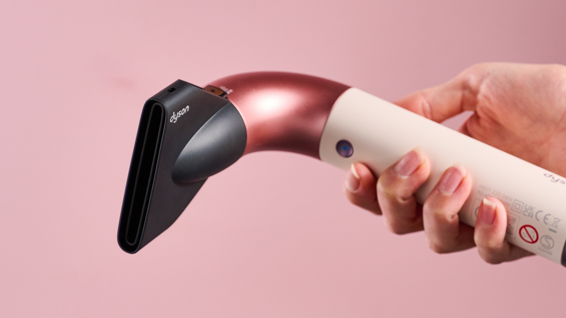 Dyson Supersonic r hair dryer with Pro concentrator attached