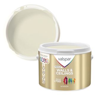 valspar paint container with white background