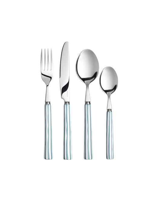 Ceramic Handle Cutlery Set of 16