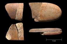 Some 12,000 years ago, beach pebbles were used in death rituals to paint the bodies of the dead.