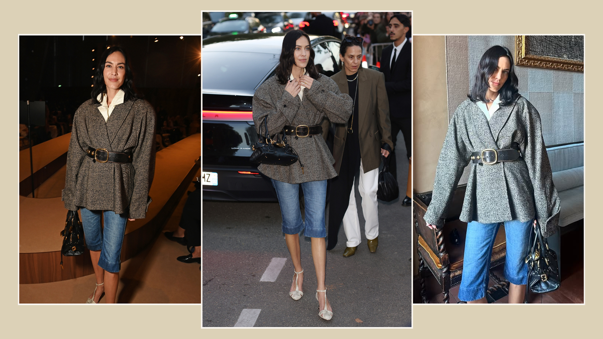 I Never Thought I’d See Denim Capris Make a Comeback—Alexa Chung Just Proved Me Wrong in Paris