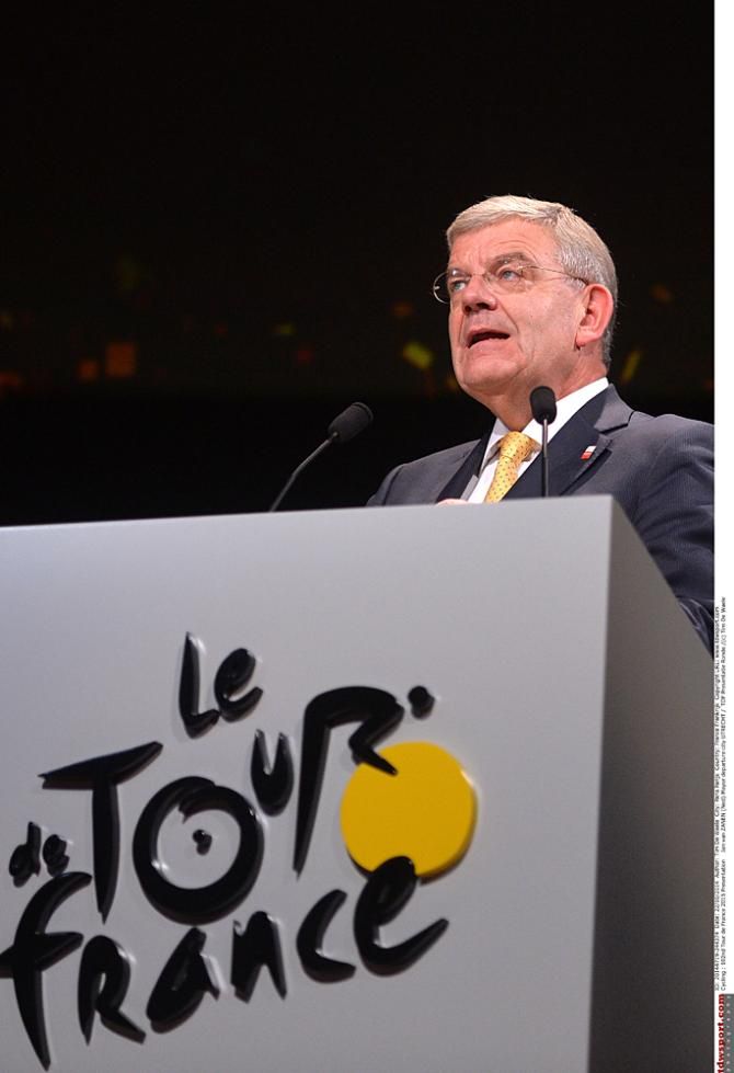 Mayor of Utrecht Jan van Zanen says a few words