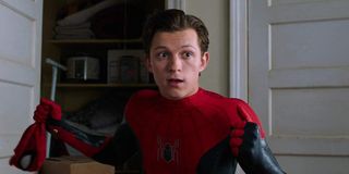 Tom Holland as Spider-Man in Far From Home