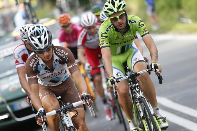 The breakaway during stage 6