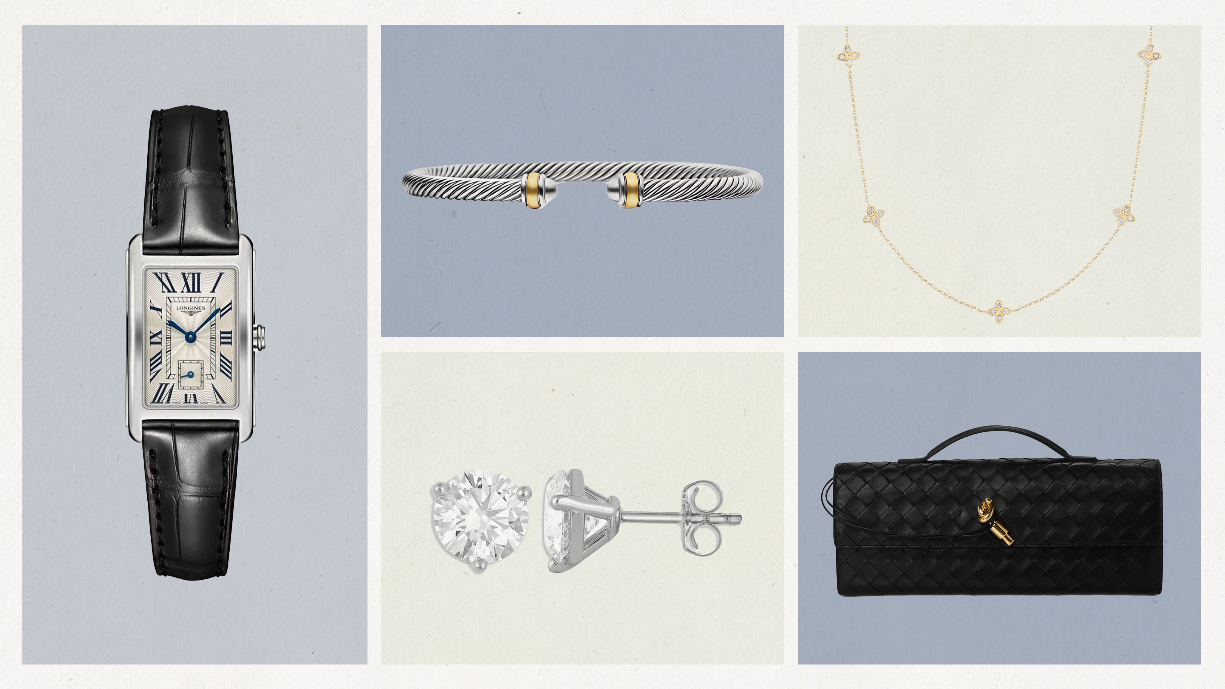 A product collage of Bloomingdales grad gifts