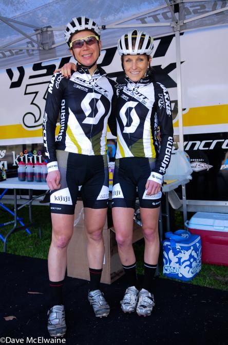 Amanda Sin and Mikaela Kofman (Scott 3Rox Racing)