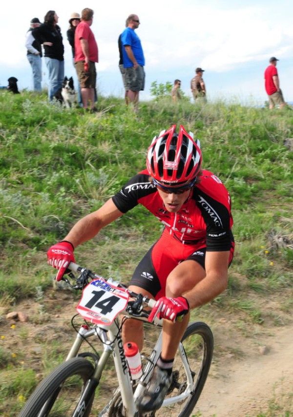 Andy Schultz (Kenda Titus) on a descent