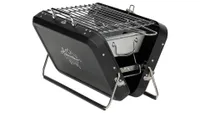 Gentlemanâ€™s Hardware Suitcase barbecue on white background