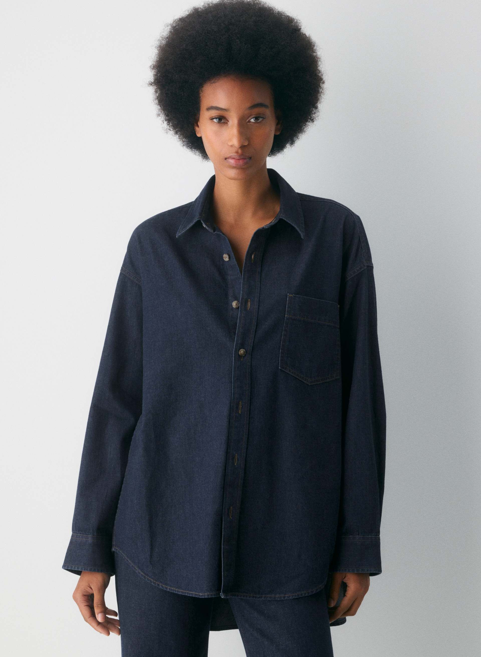 aritzia, The '80s Comfy Denim Shirt