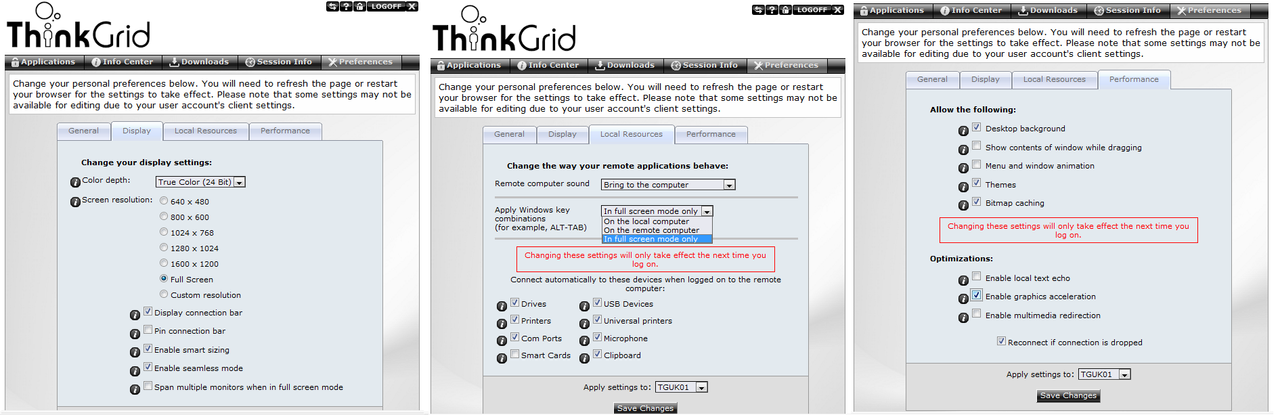 Step 2: Standard remote settings