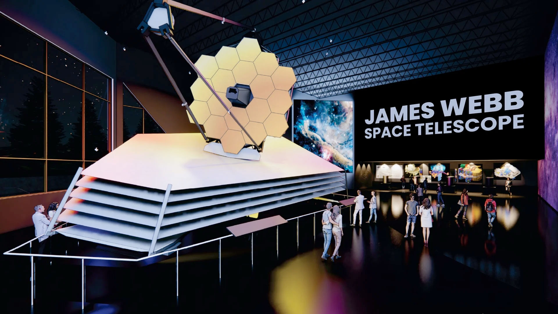 James Webb Space Telescope full-size model to be displayed by Space Foundation Space