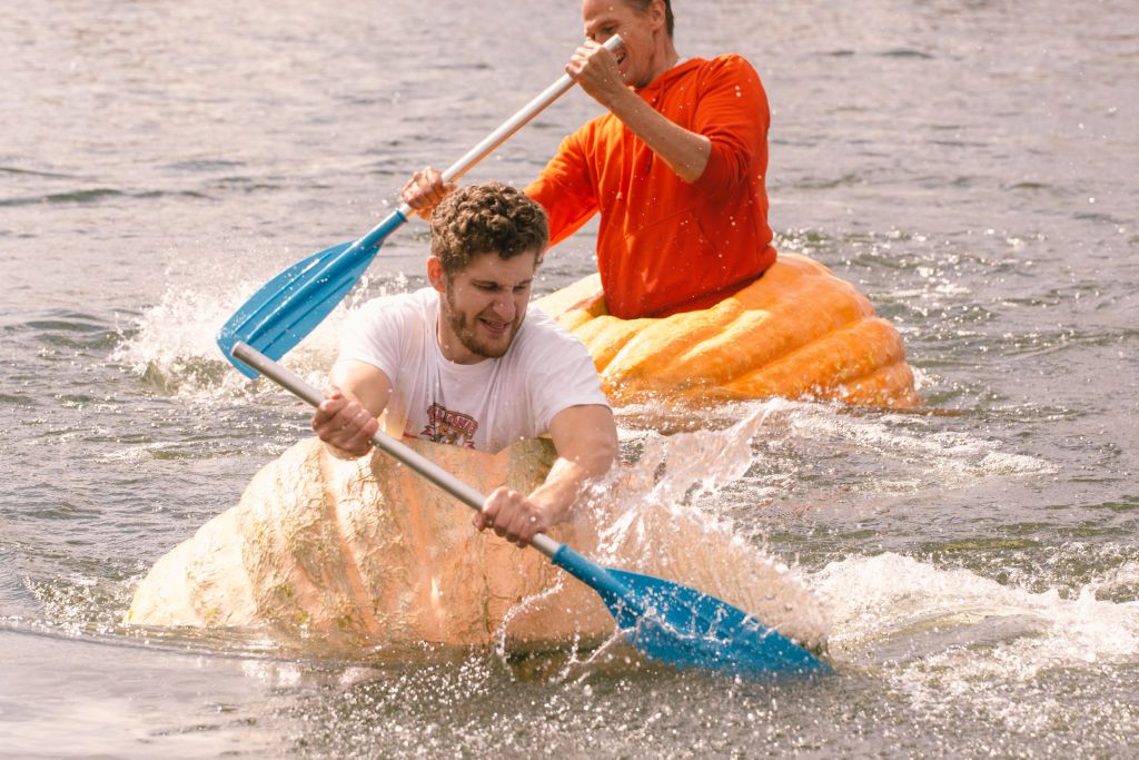 Pumpkin Paddle-Boats