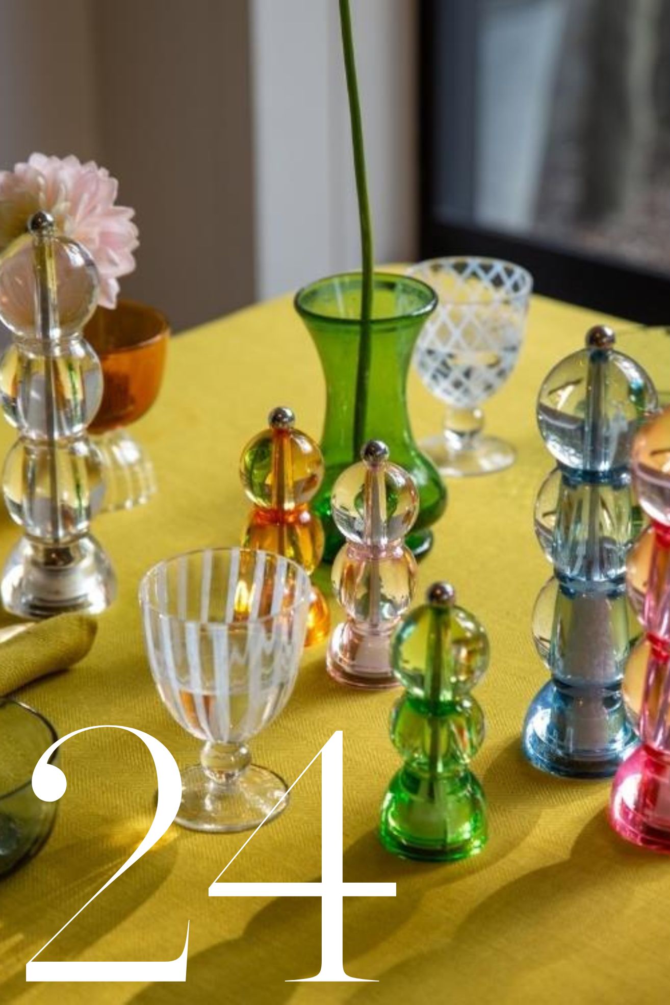 Addison Ross, Green Icy Mini Bob Salt or Pepper Mill