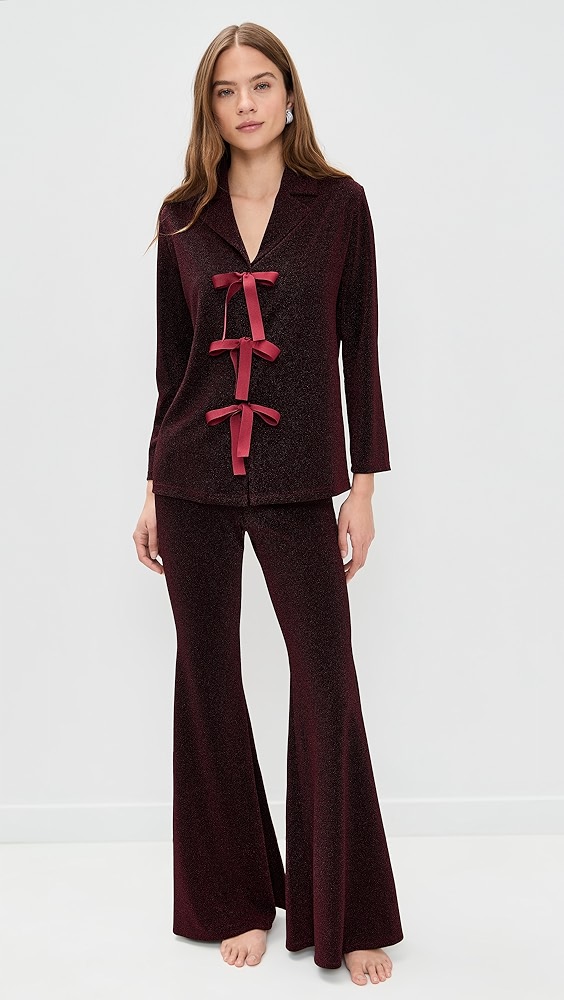 Sleeper Stardust Lurex Lounge Suit