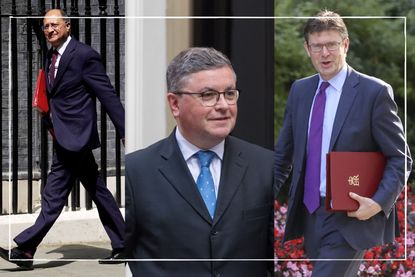 New cabinet ministers left to right: Sailesh Vara, Robert Buckland and Greg Clark