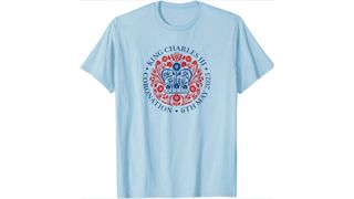 King Charles coronation T-shirt.