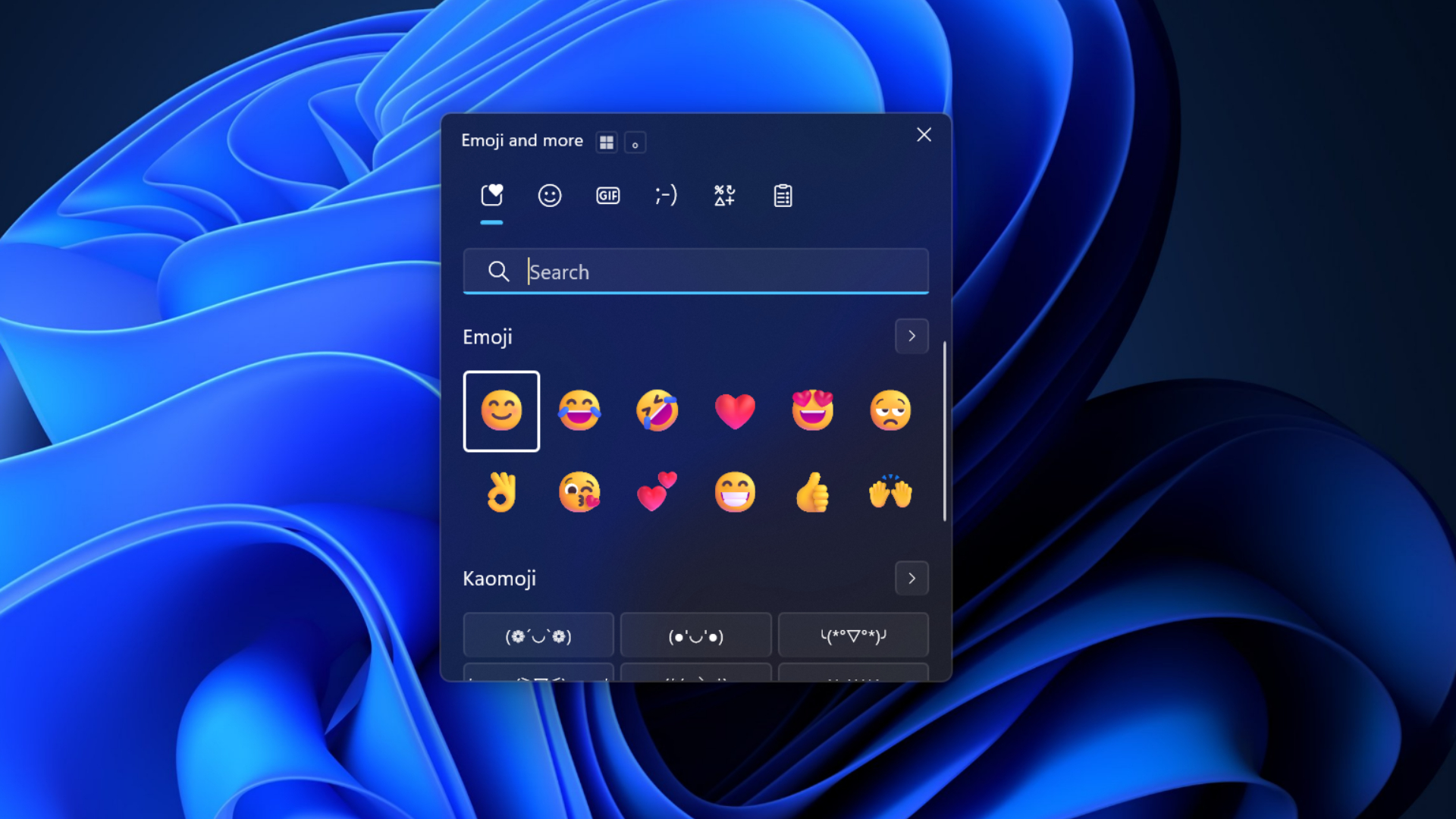 Windows 11 Emojis and more tool