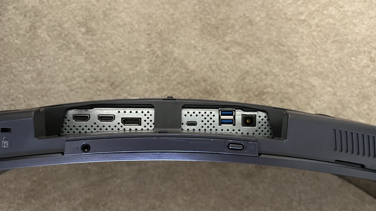 An LG Ultragear GX9 on a desk
