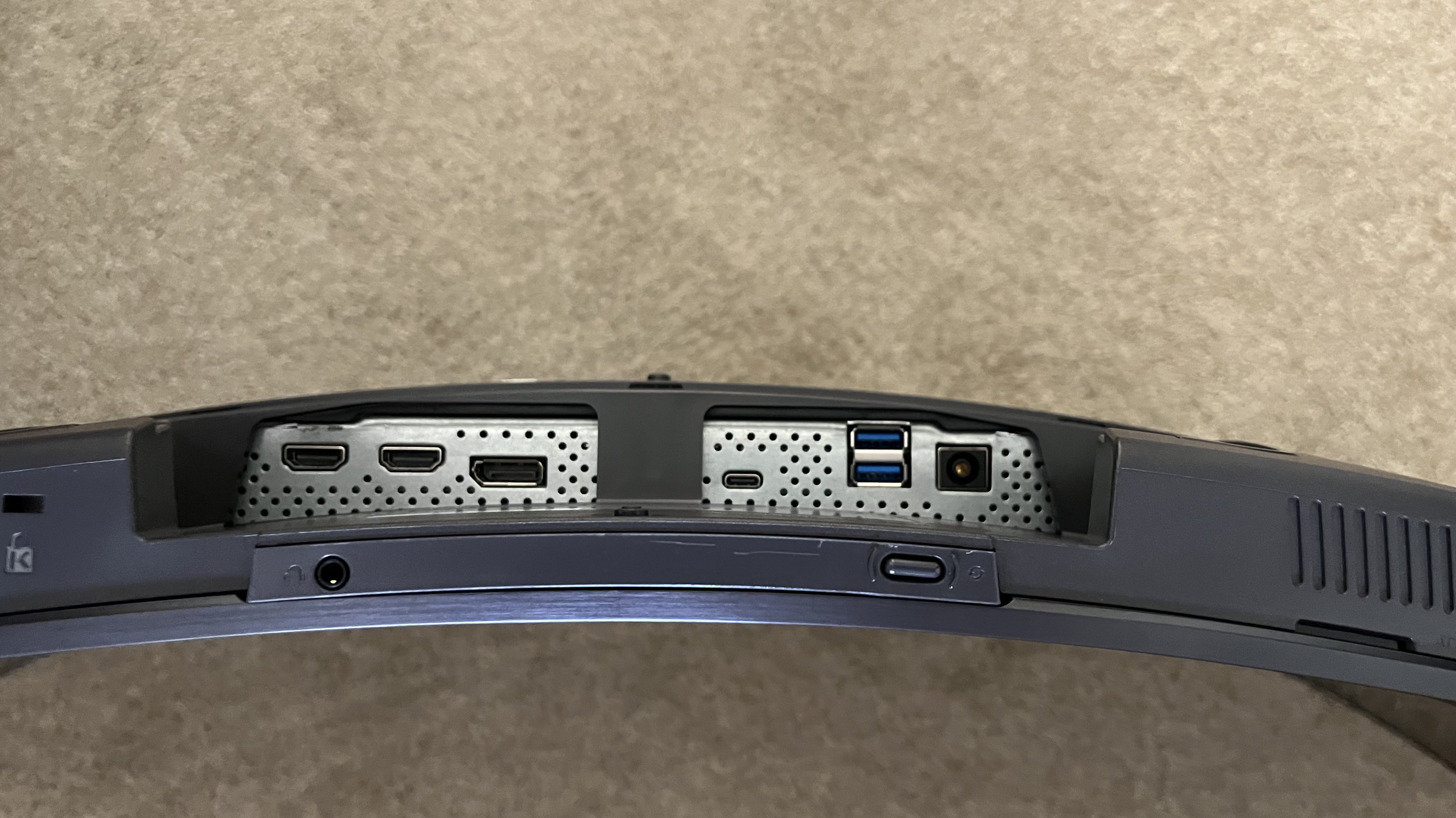 An LG Ultragear GX9 on a desk