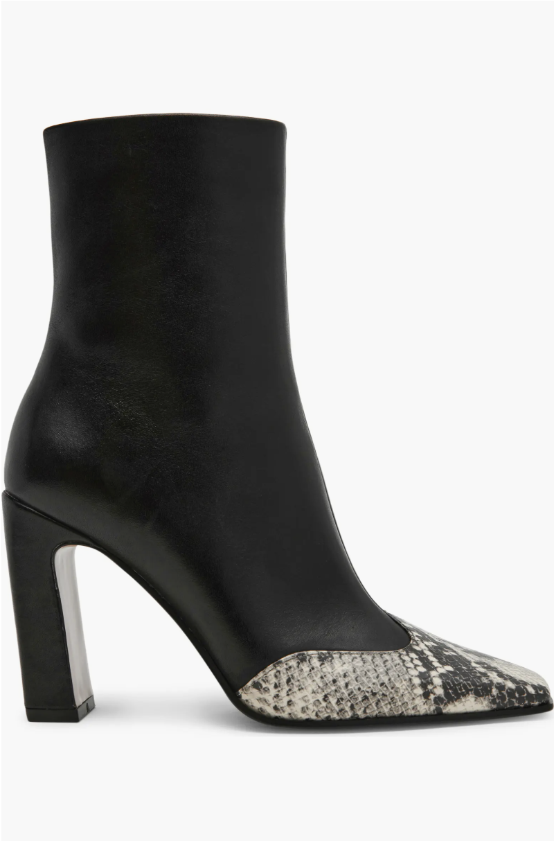 steve madden cap toe bootie