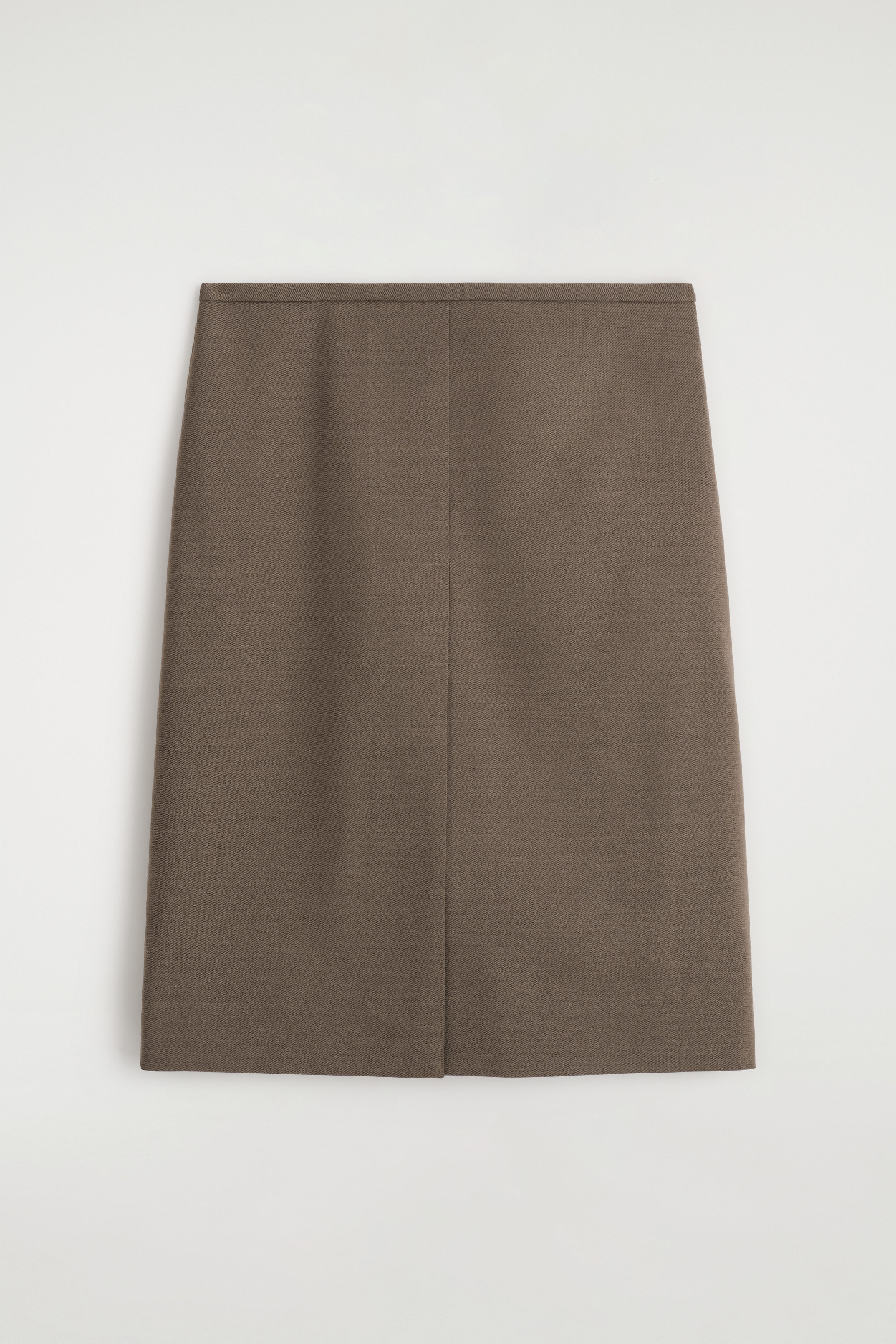 Merino Wool-Blend Pencil Skirt