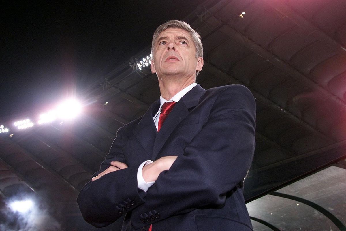 Arsenal manager Arsene Wenger, 2002