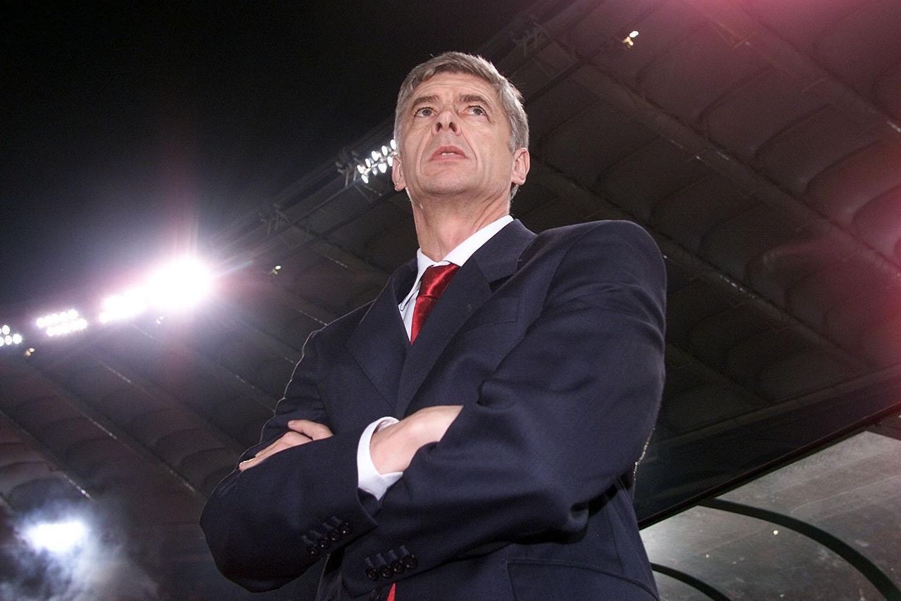 Arsenal manager Arsene Wenger, 2002
