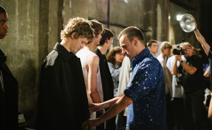 The original innovator, Raf Simons headlined the S/S 2017 Florentine Pitti Immagine Uomo trade show.