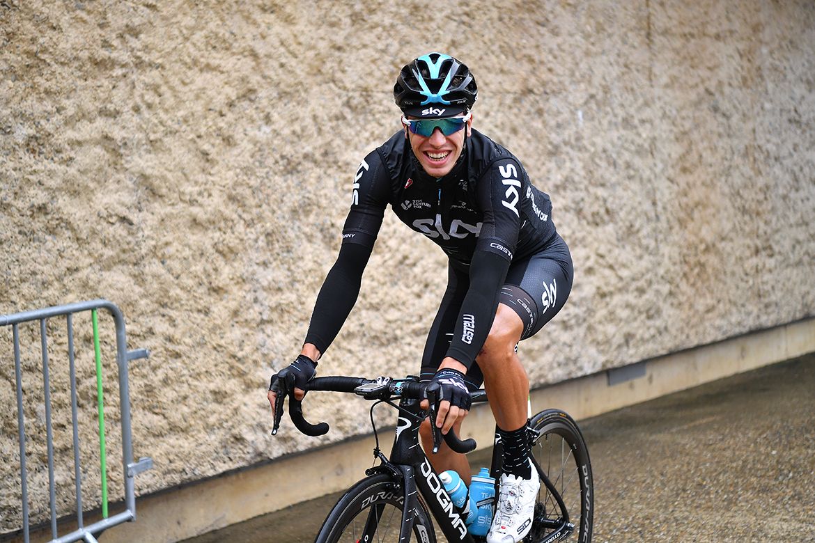 Danny van Poppel was in a smiley mood