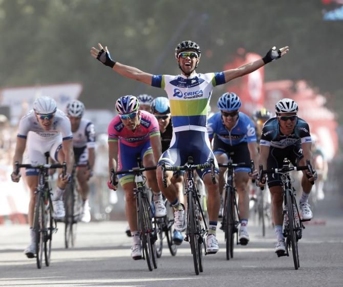 Michael Matthews (Orica-GreenEdge) took a fine stage win.